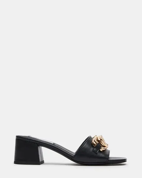 Steve Madden Santana Block Heels In Black