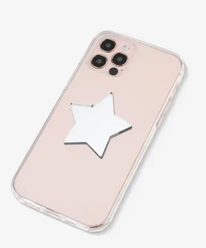 Stick-On Mirror Phone Decal - Star