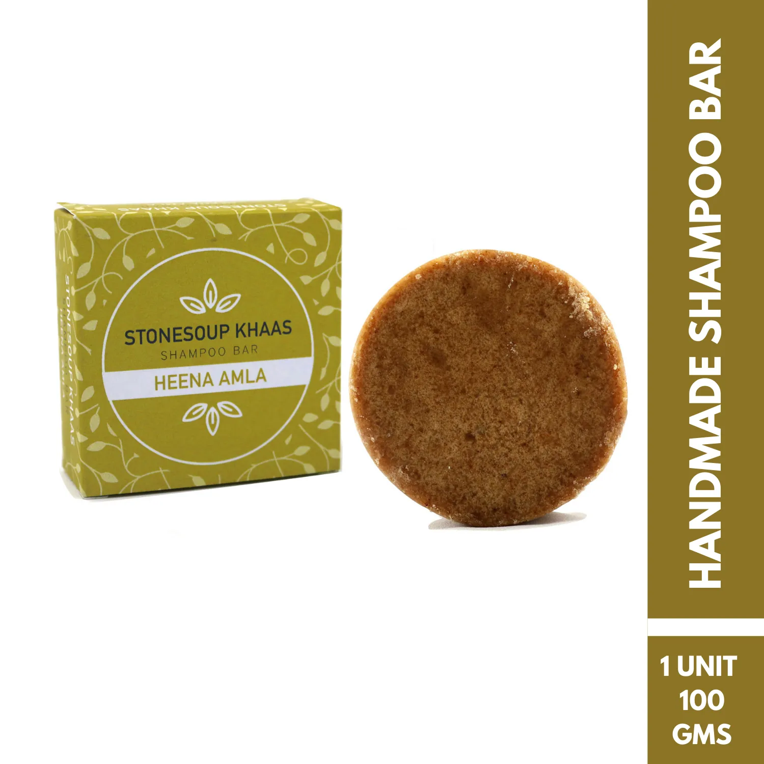 Stonesoup Khaas Shampoo Bar: Heena Amla