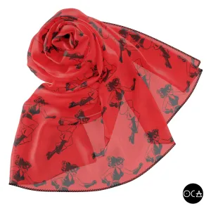 Storyscarf: Lady Hero (Sheer Scarf/Multiple Colors)