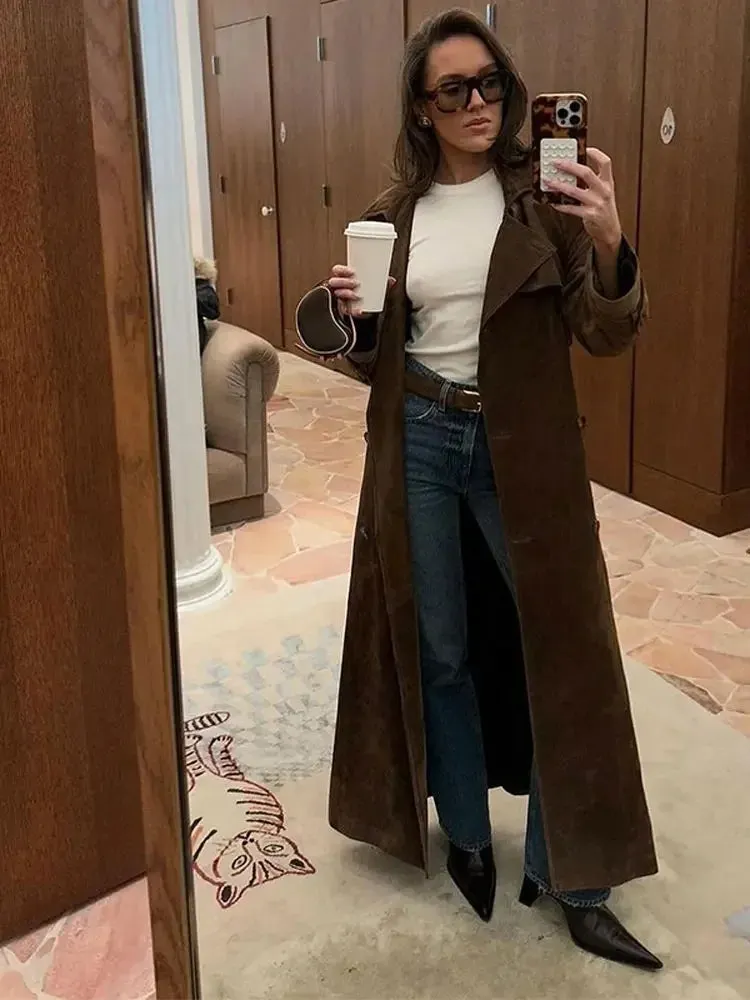 Stylish Urban Women's Trench Coat