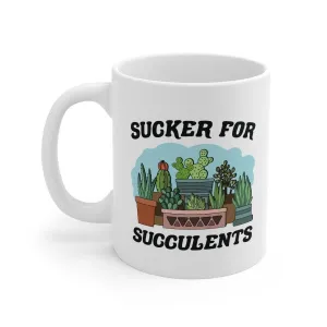 Sucker For Succulents Coffee Mug