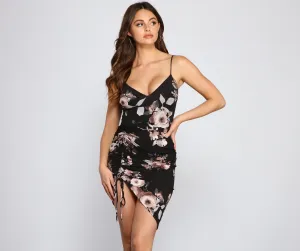 Summer Love Stylish Floral Mini Dress