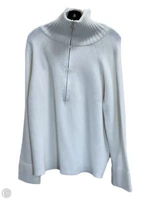 Sweater By Clothes Mentor In White, Size: L