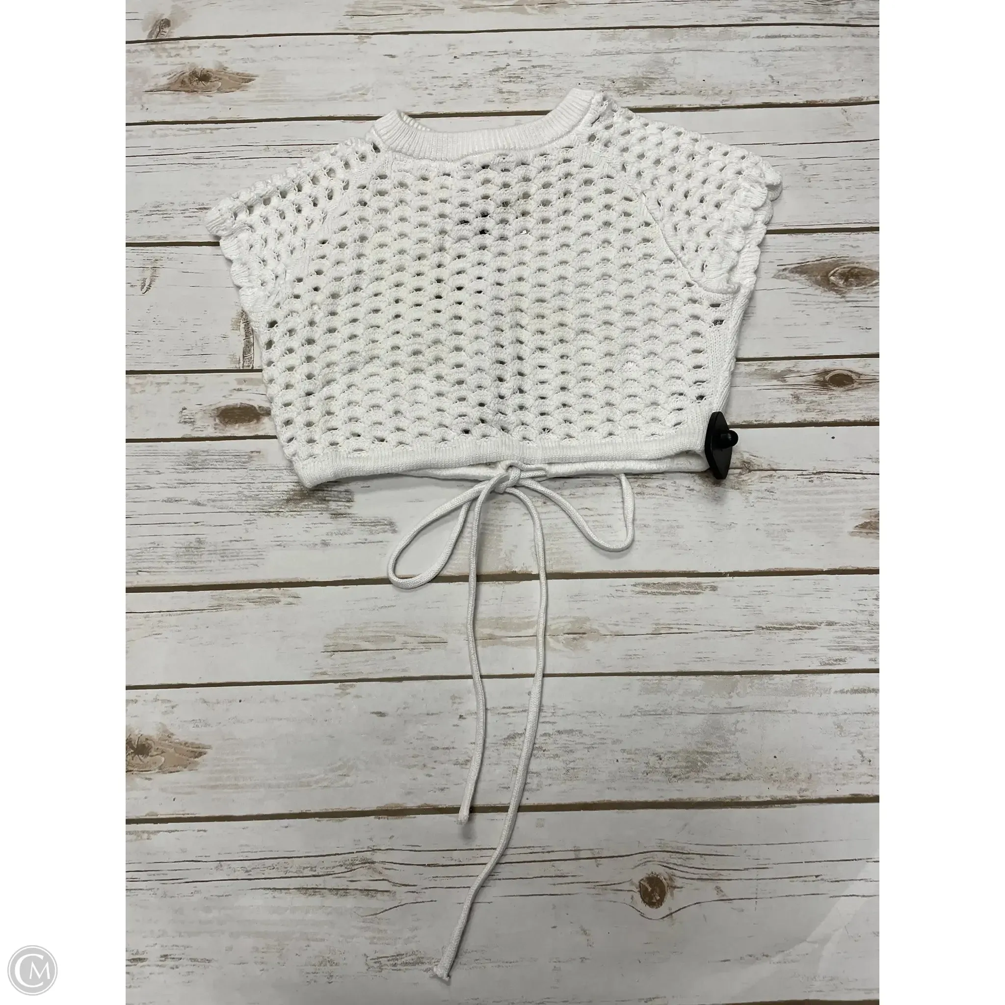 Sweater By Zara In White, Size: S