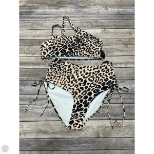 Swimsuit 2pc By Shein In Animal Print, Size: Xl
