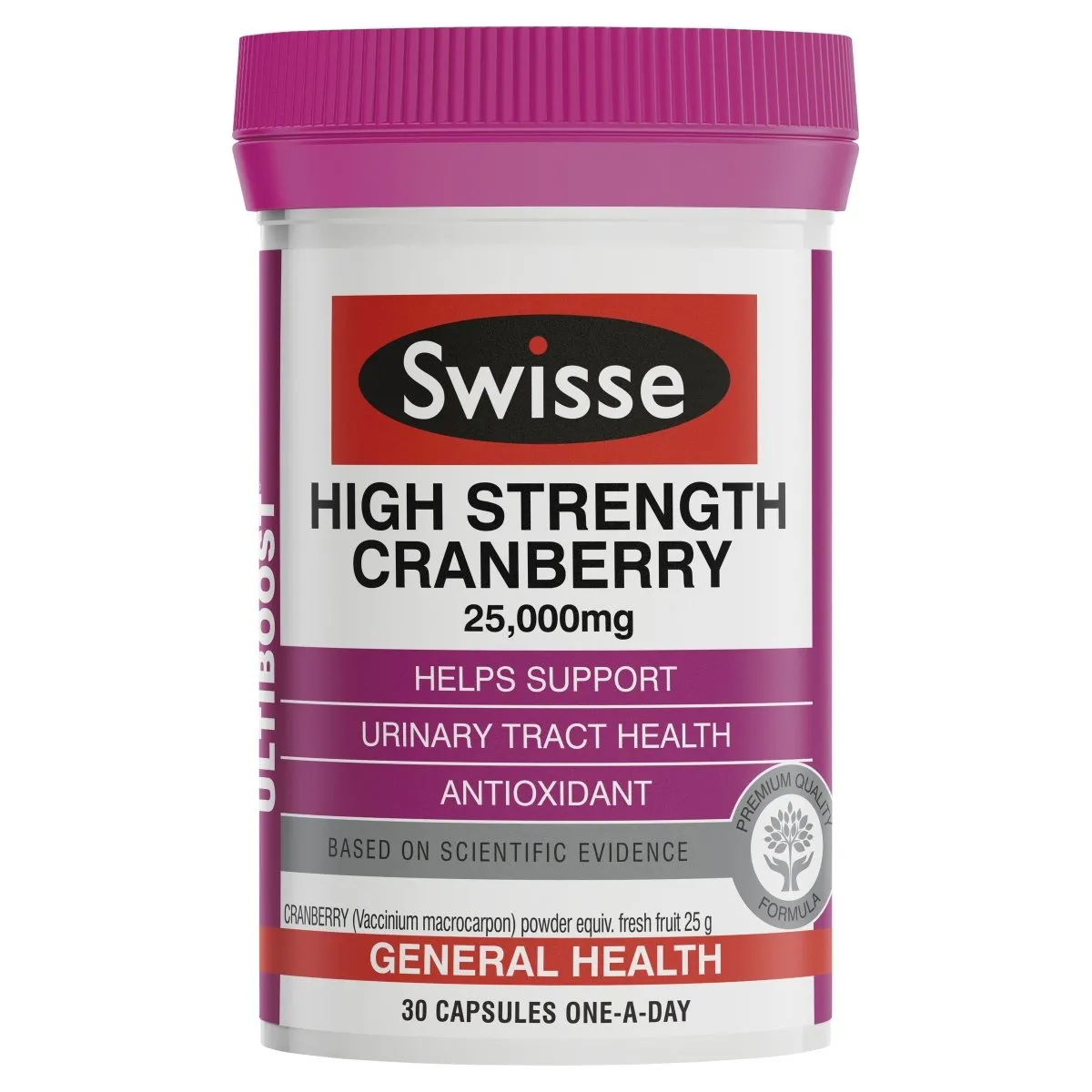 Swisse Ultiboost High Strength Cranberry 30 Capsules