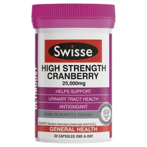 Swisse Ultiboost High Strength Cranberry 30 Capsules