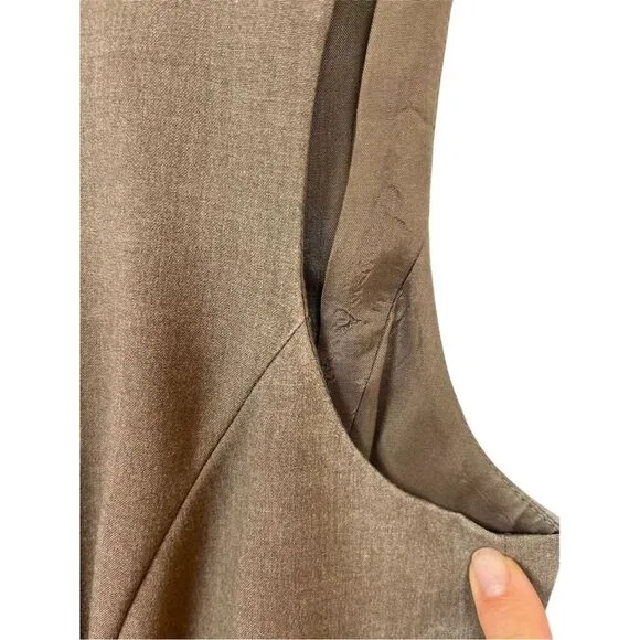 Tahari Arthur S. Levine Women's Brown Sheath Dress Size 6 Knee Length
