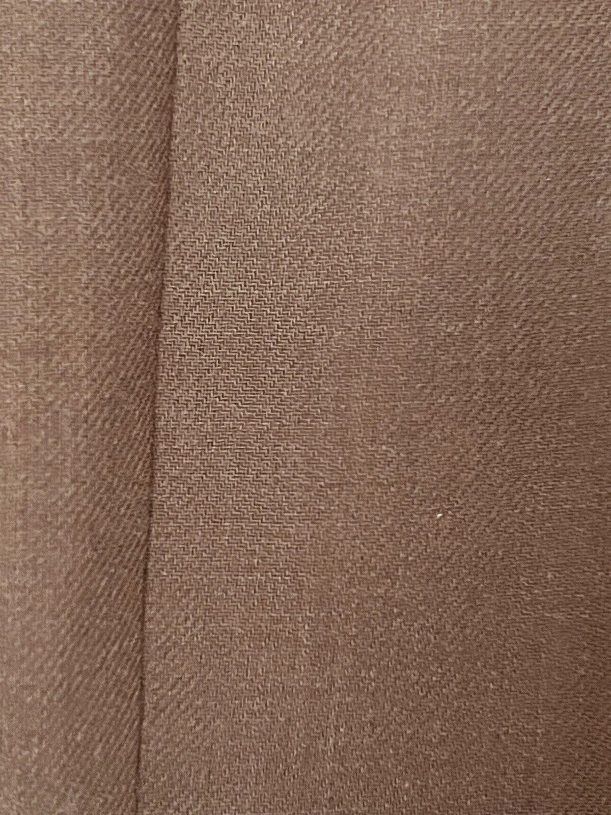TALBOTS Womens Open Front Coat Sz 4 3/4 Sleeve Tie Waist Brown Jacket Office