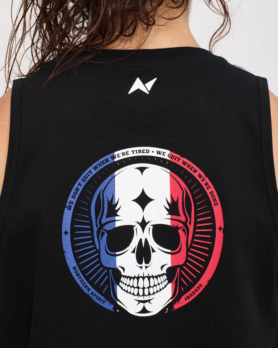 Tank - NS Baggy Tank French Skull