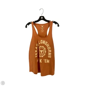 Tank Top By Authentic In Orange, Size: S