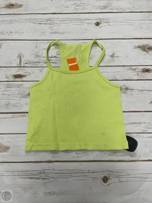 Tank Top By Cme In Yellow, Size: M