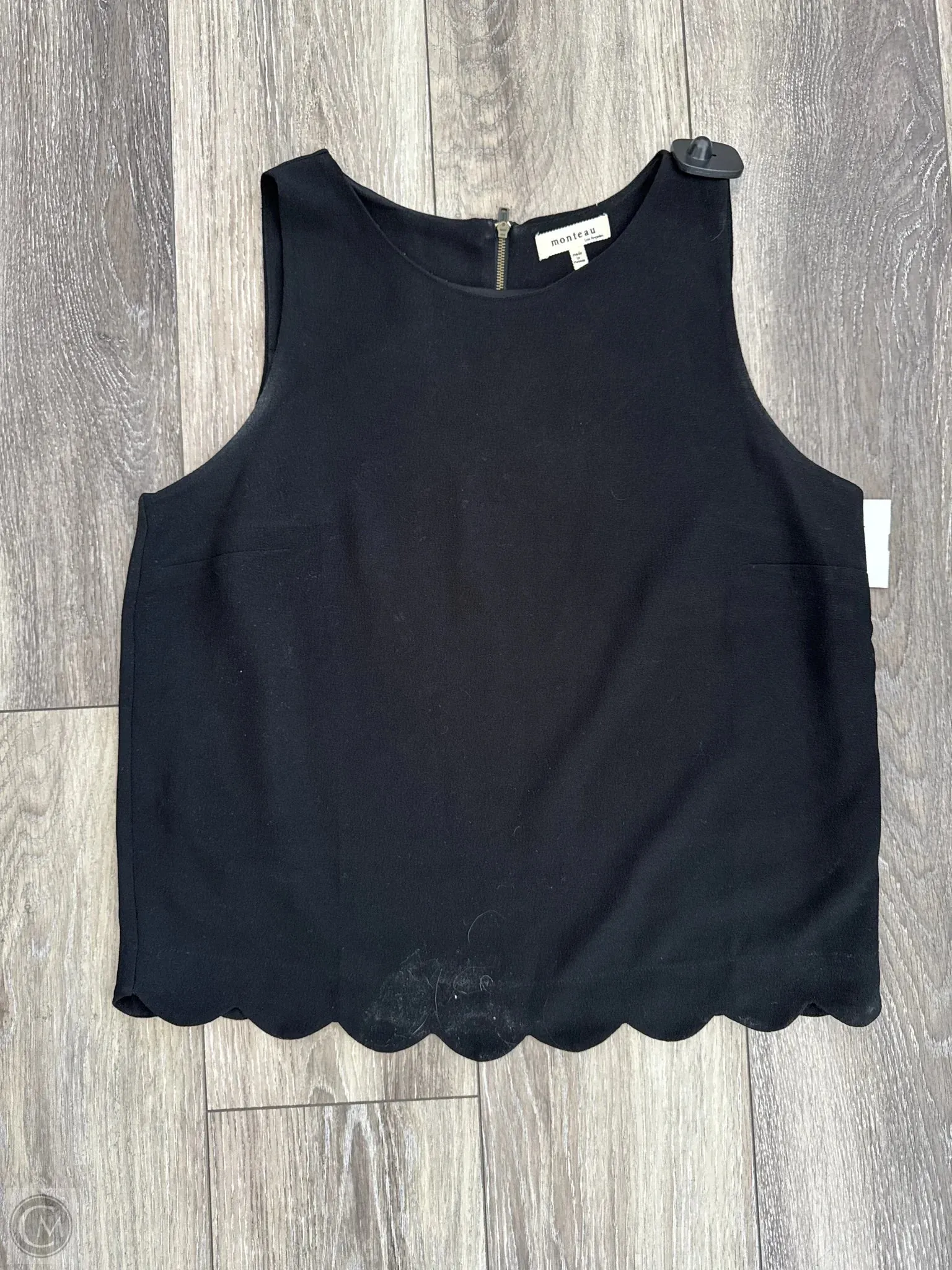 Tank Top By Monteau In Black, Size: L