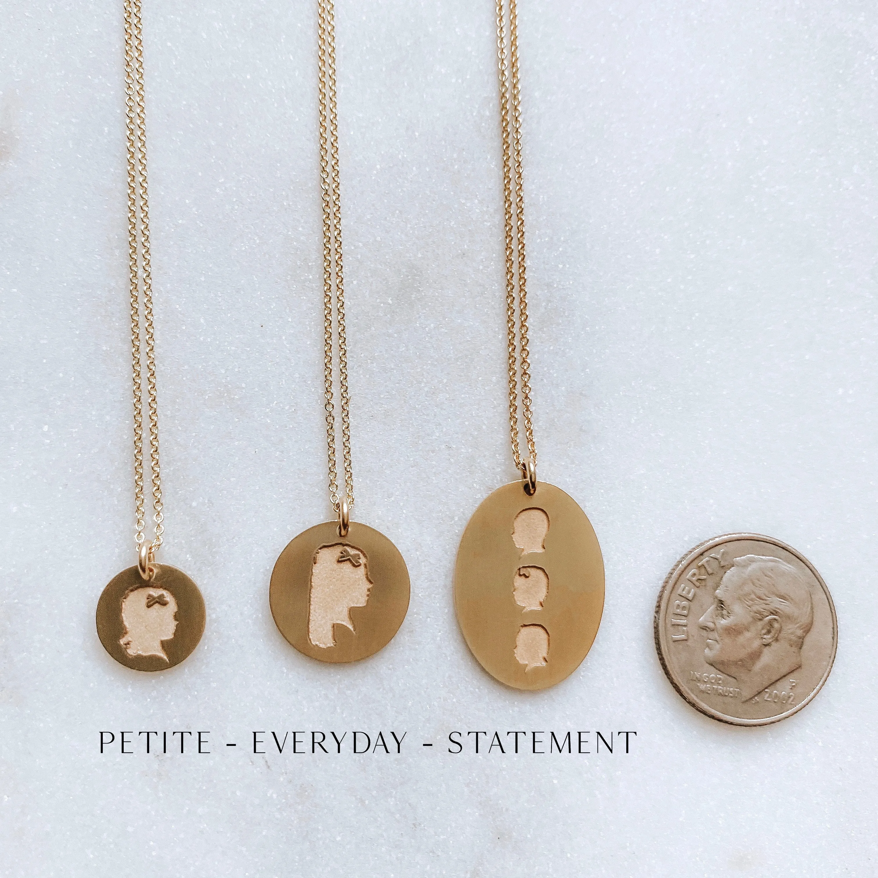 The 14k Elegant Solid Gold *Everyday* Coin Necklace