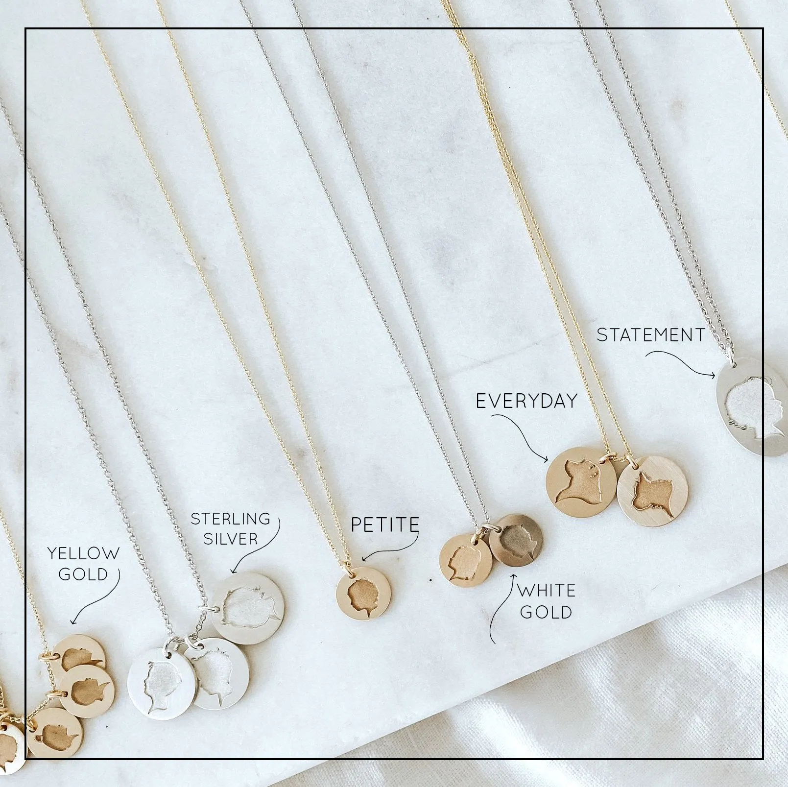 The 14k Elegant Solid Gold *Everyday* Coin Necklace
