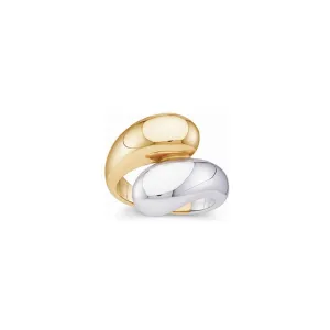 The 18K Gold Bypass Ring