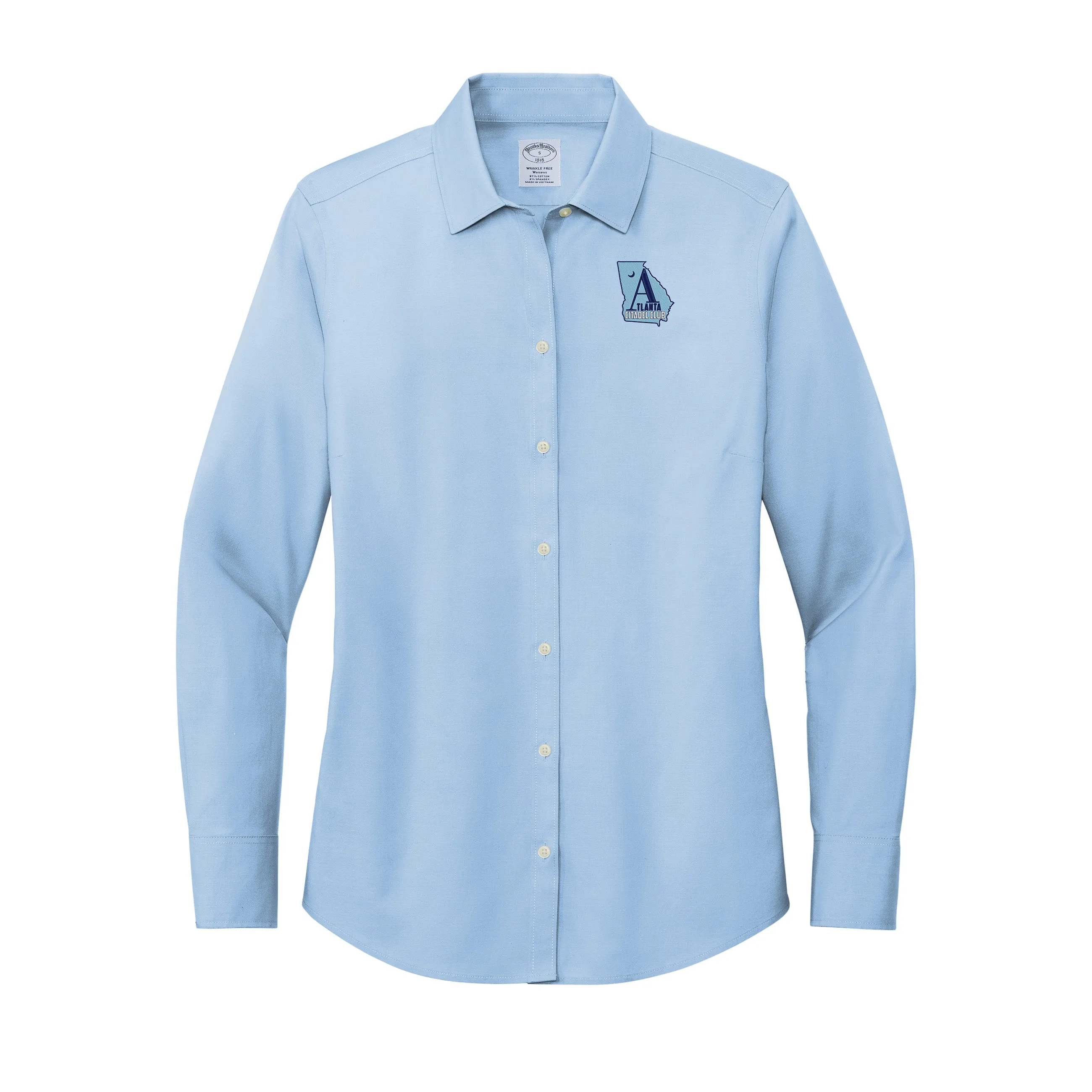 The Citadel , Atlanta Citadel Club, Brooks Brothers® Women’s Wrinkle-Free Stretch Pinpoint Shirt