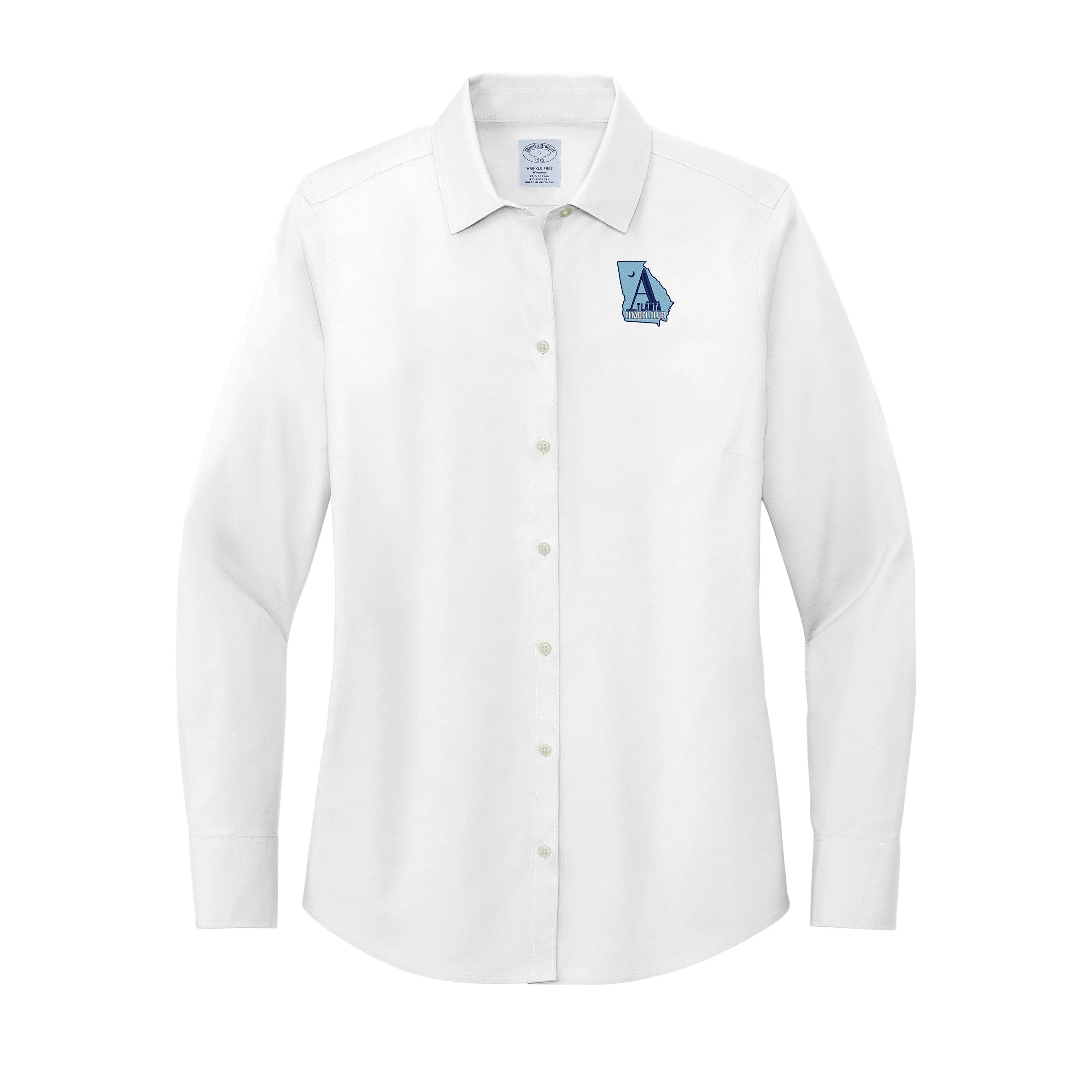 The Citadel , Atlanta Citadel Club, Brooks Brothers® Women’s Wrinkle-Free Stretch Pinpoint Shirt