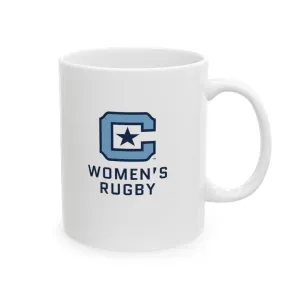 The Citadel Block C Logo, Sports Women's Rugby, Ceramic Mug 11oz