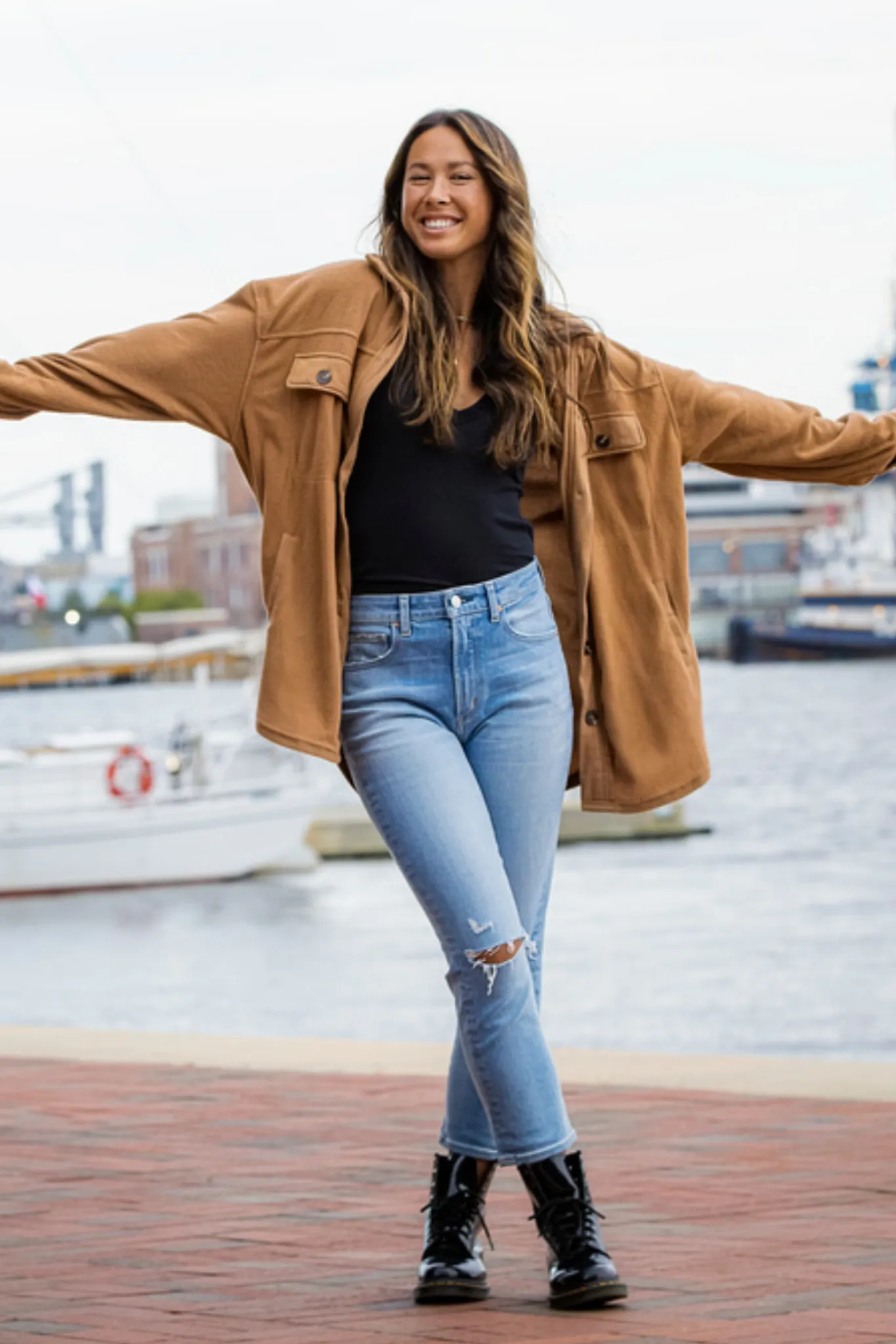 The Straight Crop - Sunkissed Indigo