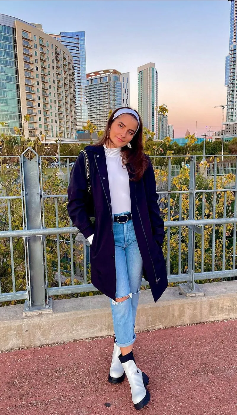 The Straight Crop - Sunkissed Indigo
