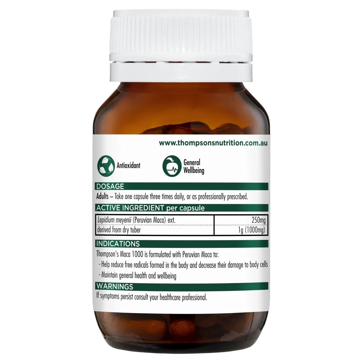 Thompson's Maca 1000 60 Capsules