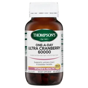 Thompson's One-A-Day Ultra Cranberry 60000MG 60 Capsules