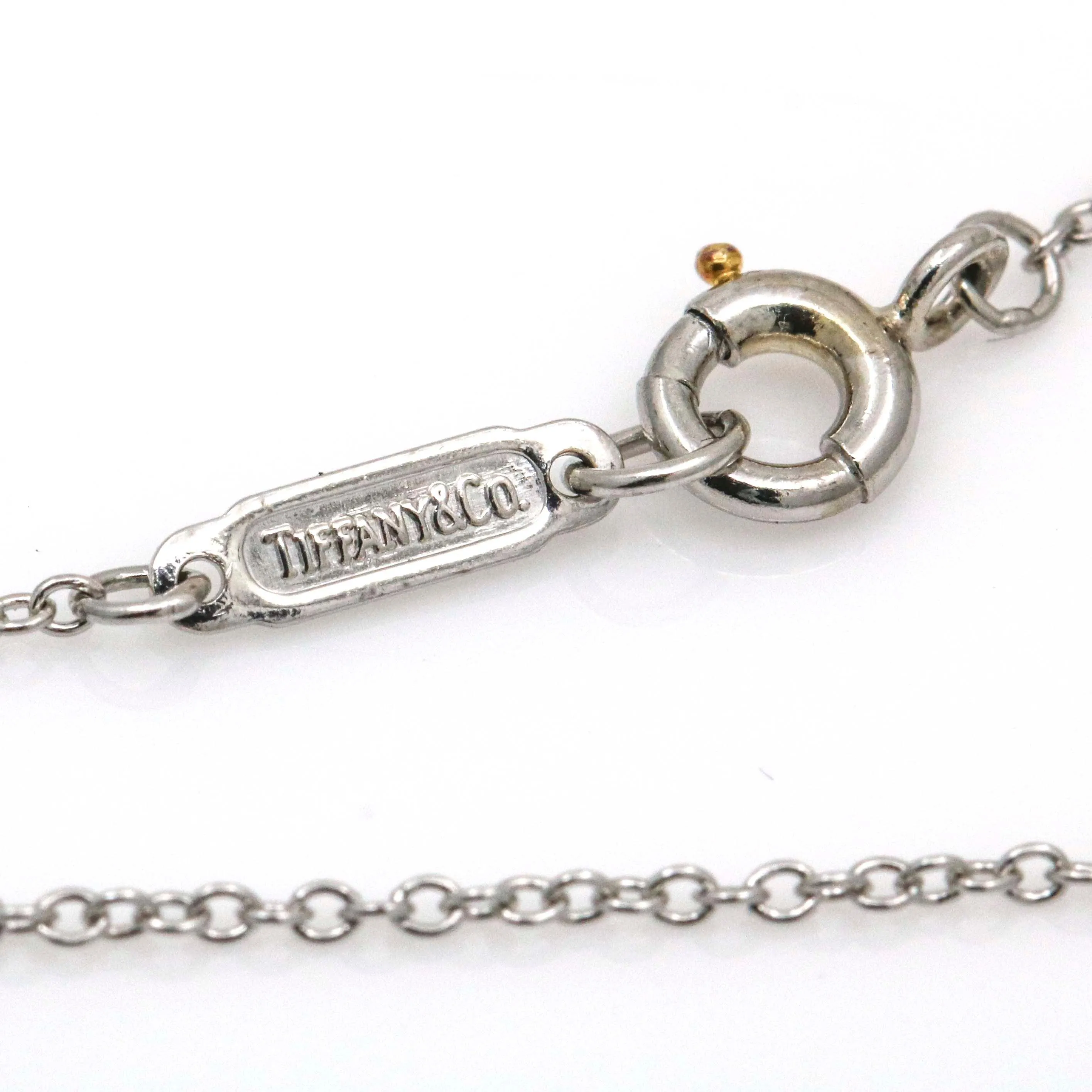 Tiffany & Co. Etoile Diamond Mini Heart Necklace in Platinum