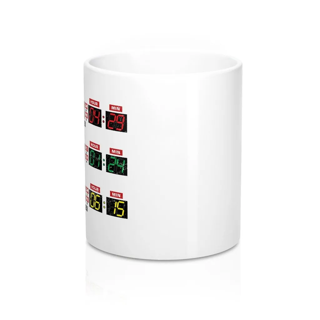 Time Machine Dashboard Coffee Mug