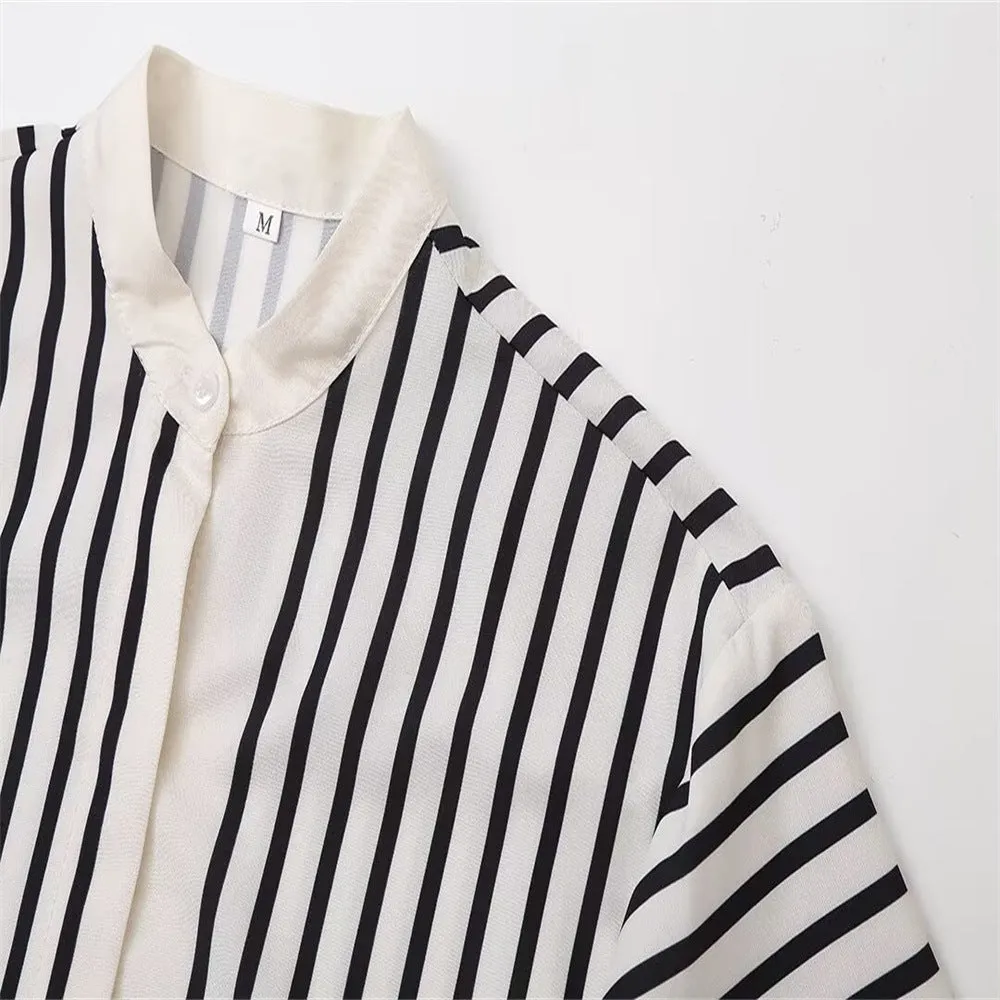 Timeless Women's Striped Blouse for Everyday Elegance