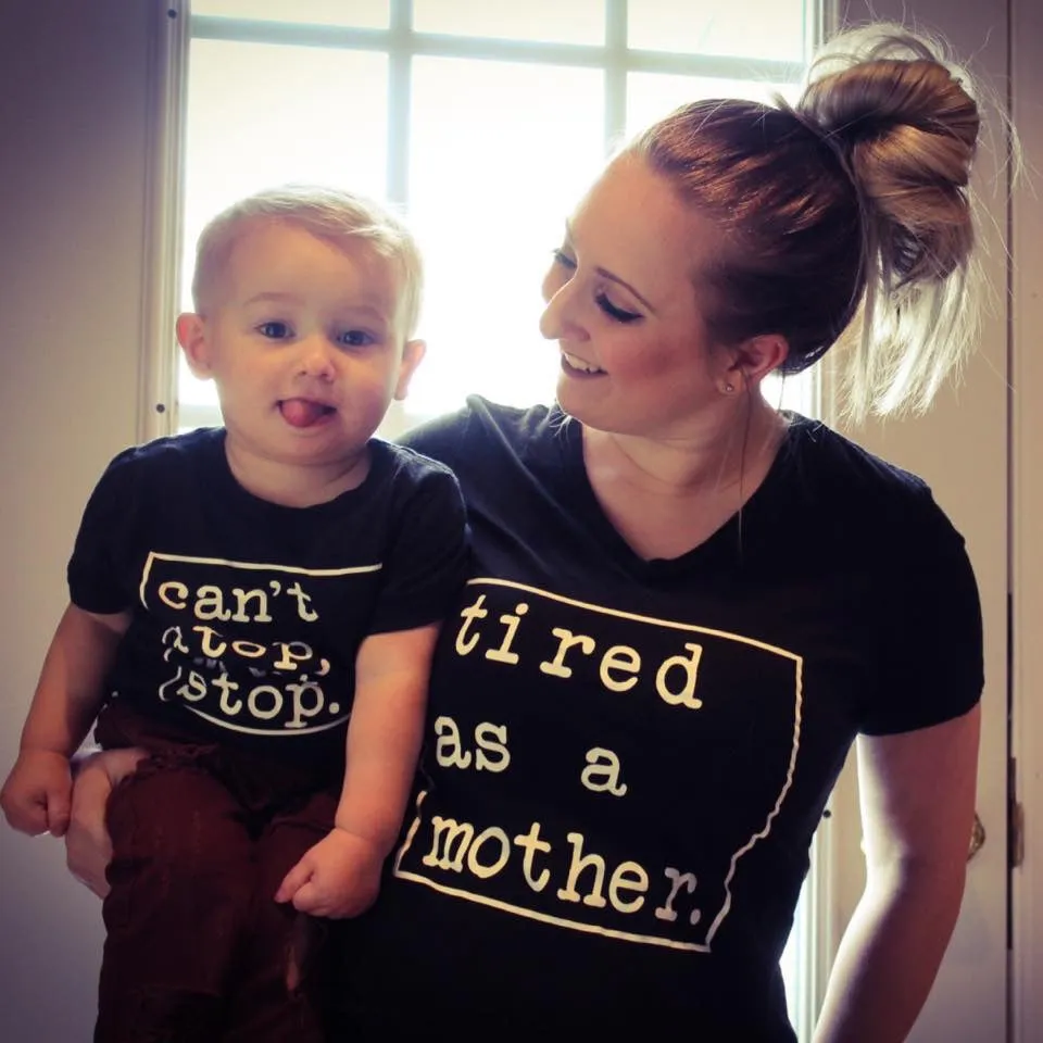 Tired Mommy & Can't Stop Won't Stop Set