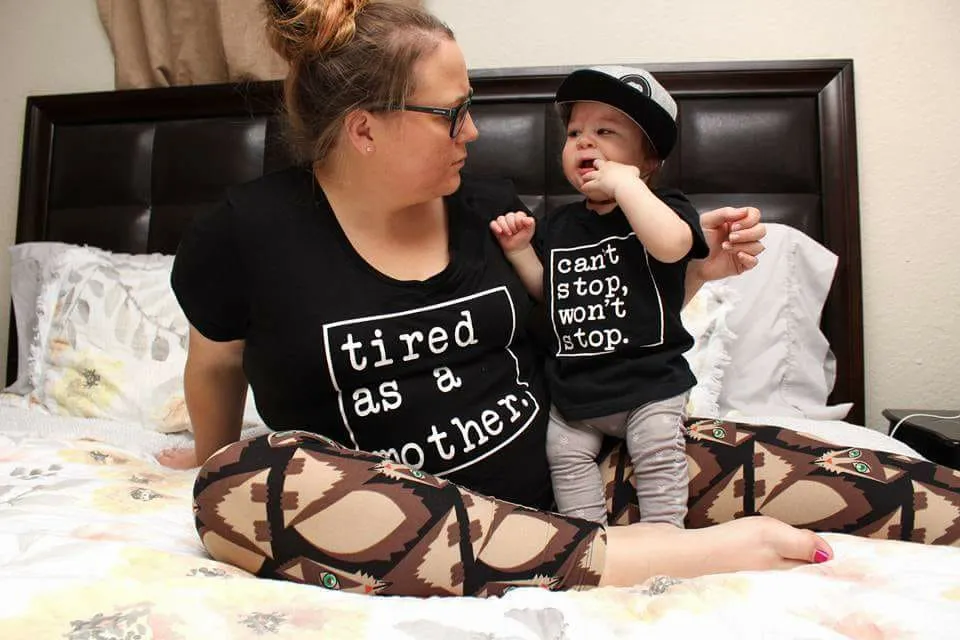 Tired Mommy & Can't Stop Won't Stop Set