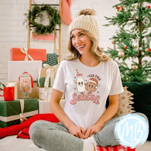 Tis the Christmas Season Tee | Women | Christmas | Santa | Adult |