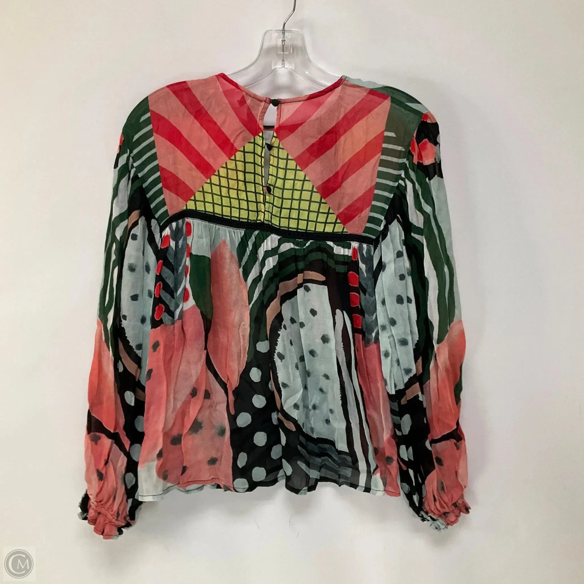 Top Long Sleeve By Bl-nk In Multi-colored, Size: Xs