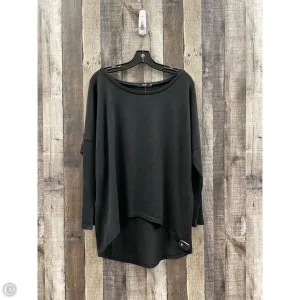 Top Long Sleeve By Cme In Black, Size: M
