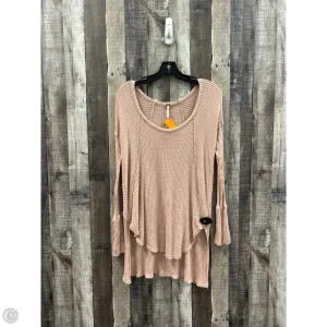 Top Long Sleeve By Free People In Mauve, Size: Xs