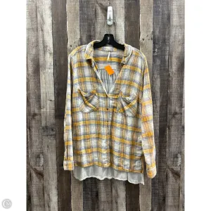 Top Long Sleeve By Free People In Multi-colored, Size: L