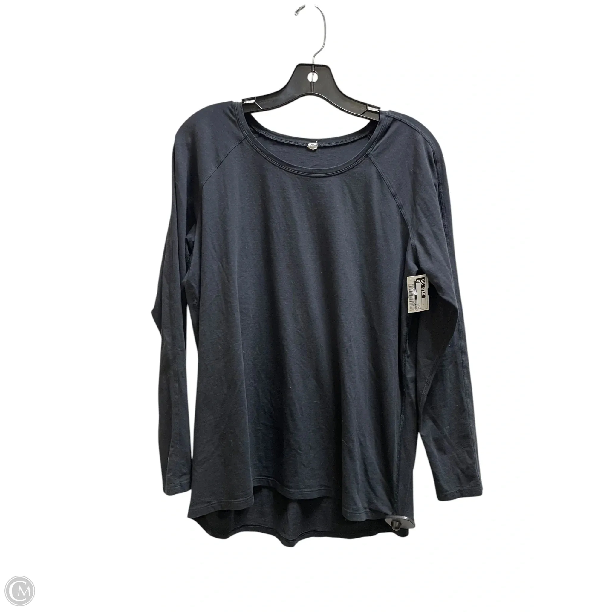 Top Long Sleeve By Lululemon In Black, Size: S