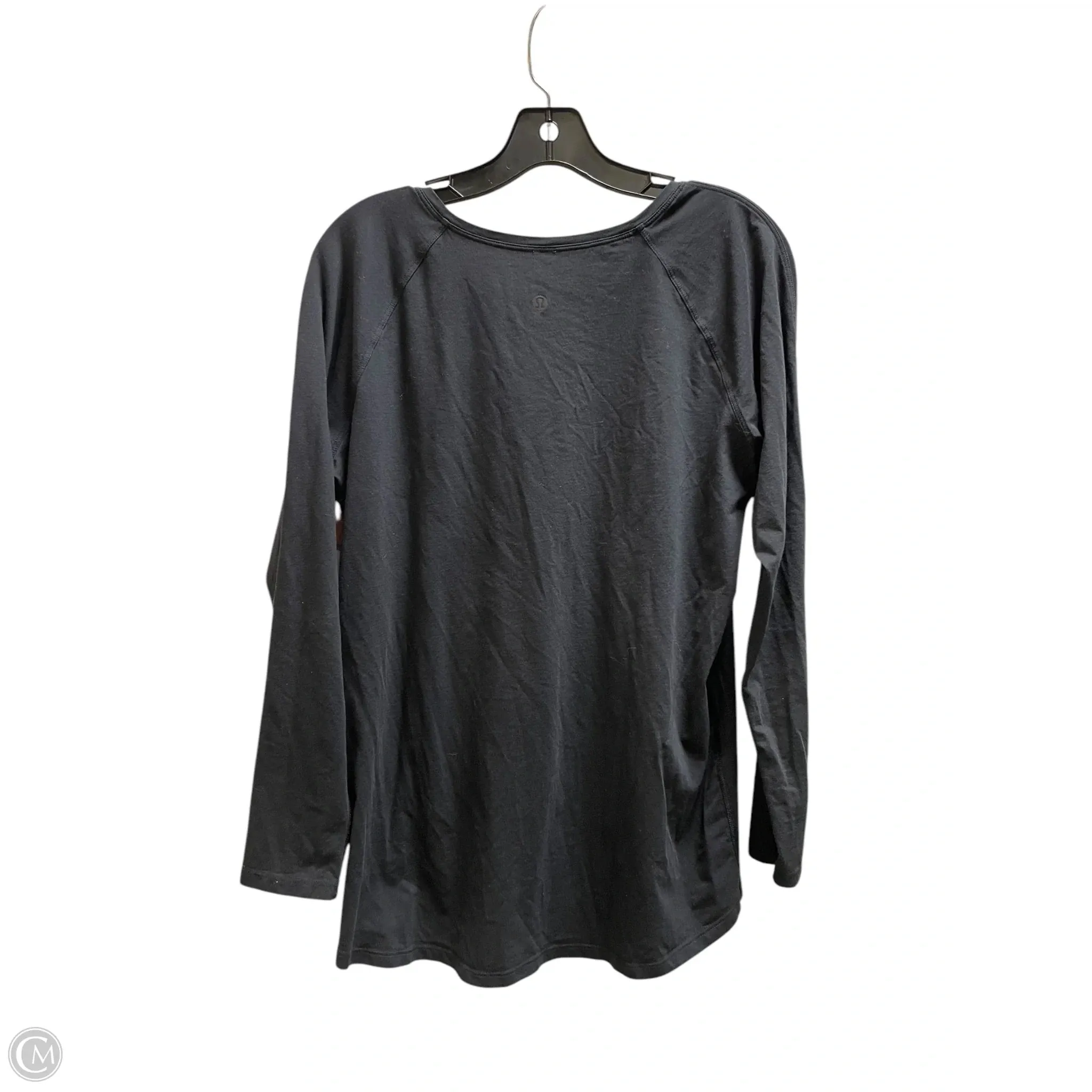 Top Long Sleeve By Lululemon In Black, Size: S