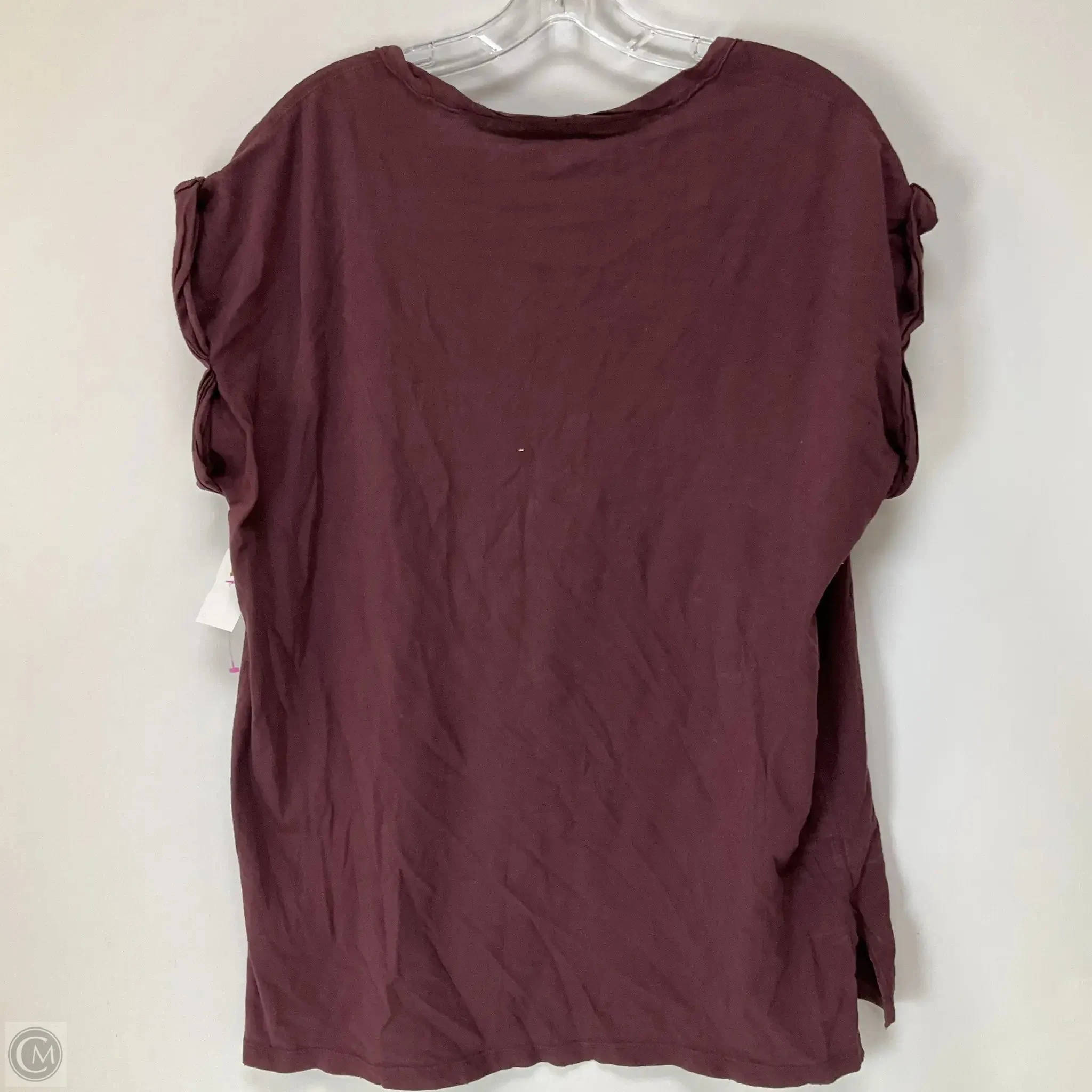 Top Short Sleeve By Aerie In Red, Size: M