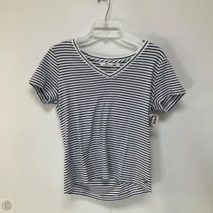 Top Short Sleeve By Vineyard Vines In Striped Pattern, Size: M