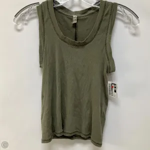 Top Sleeveless Basic By Free People In Green, Size: S