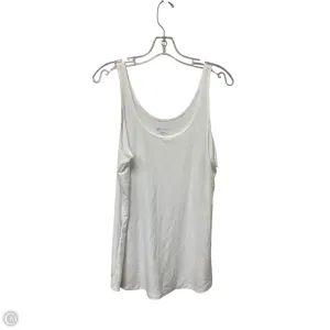 Top Sleeveless Basic By No Boundaries In White, Size: Xxl