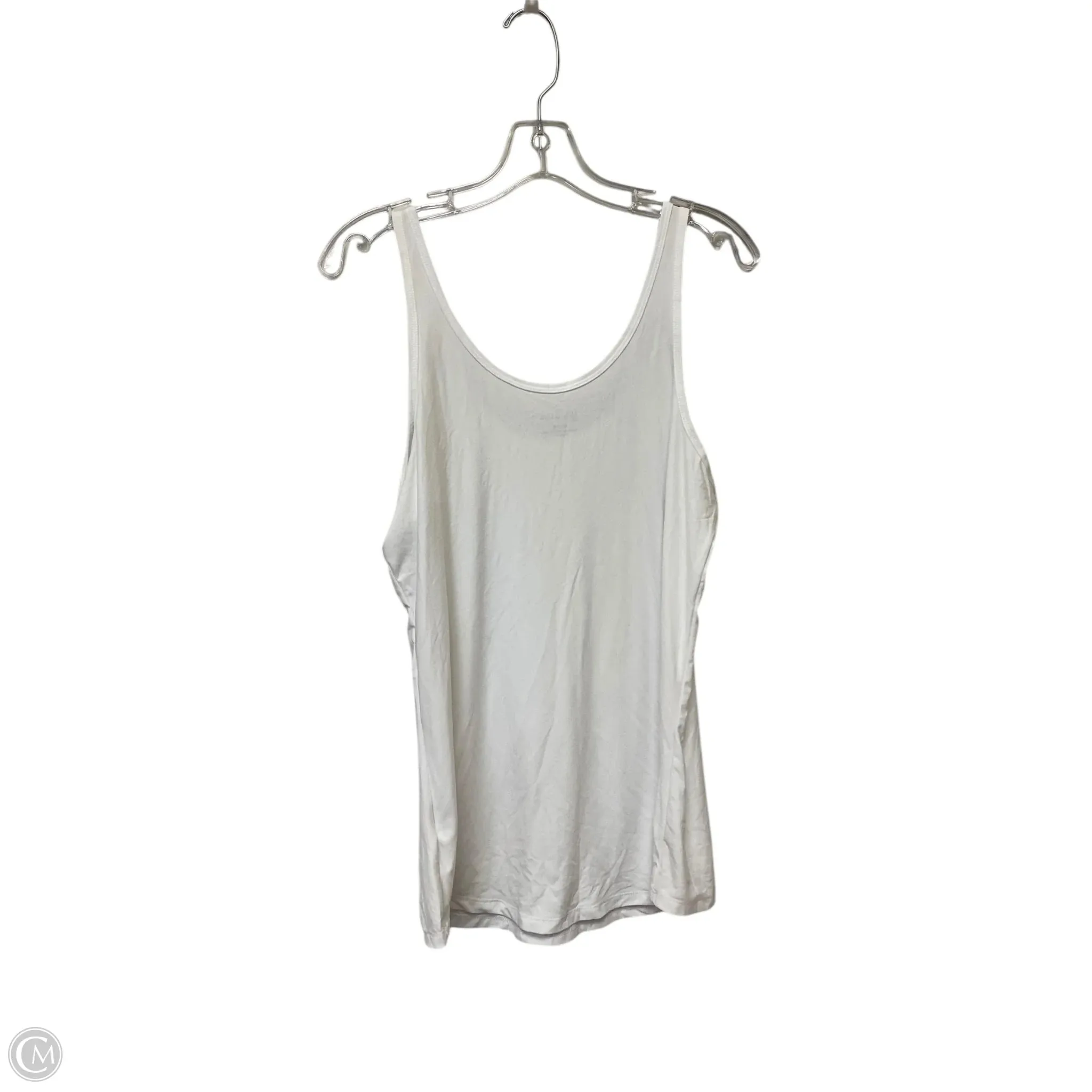 Top Sleeveless Basic By No Boundaries In White, Size: Xxl