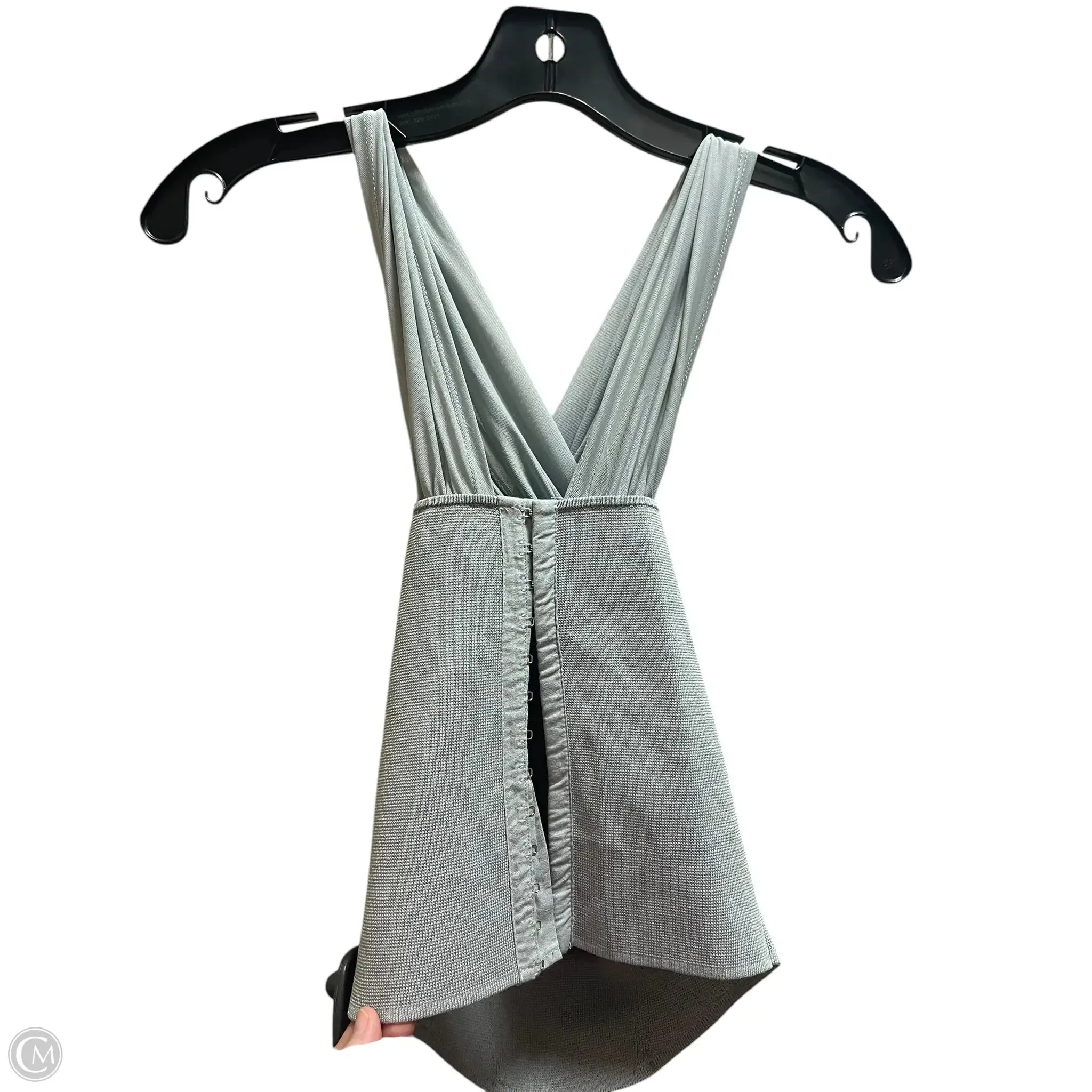 Top Sleeveless By Zara In Green, Size: S