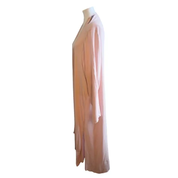 TORRID Pink Open Front Duster Long Cardigan Sweater Plus Size Women's 3X 22-24