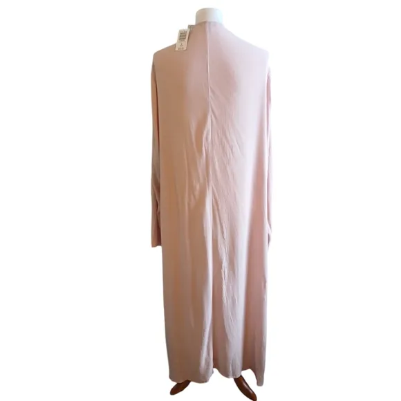 TORRID Pink Open Front Duster Long Cardigan Sweater Plus Size Women's 3X 22-24