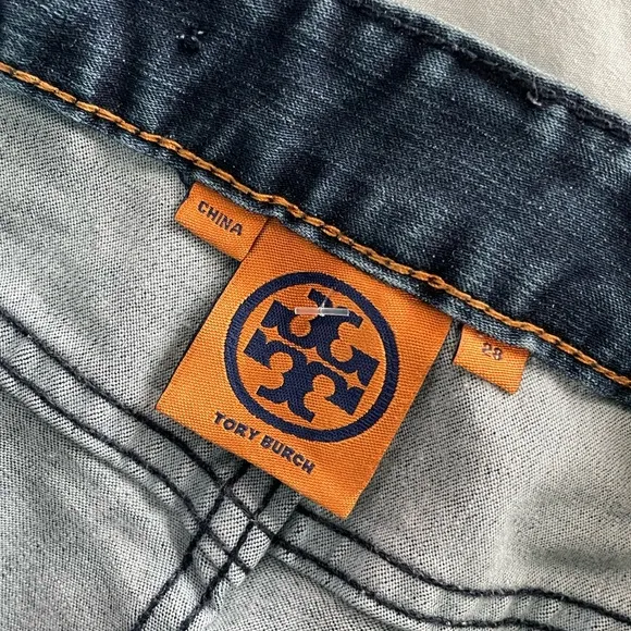 Tory Burch Dark Wash Women's Jeans