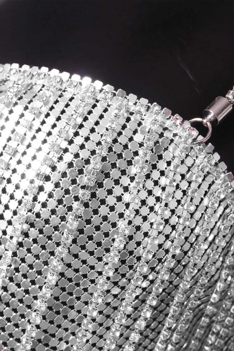 TR3040 Rhinestones Tassels Camis